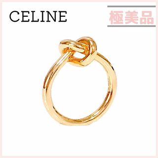 celine - CELINE セリーヌ ノットリング 指輪 ゴールドフィニッシュ 12