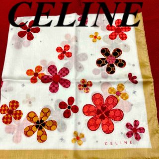 セリーヌ(celine)のCELINE ハンカチ　花柄　マカダム　(ハンカチ)