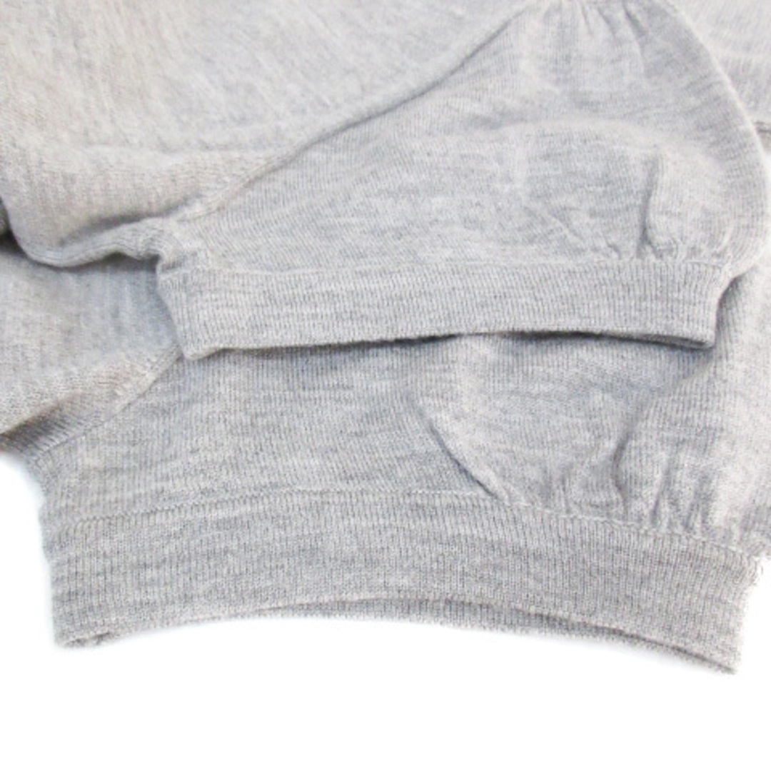 UNTITLED(アンタイトル)のアンタイトル ニット カットソー 半袖 タートルネック ウール 2 杢グレー レディースのトップス(ニット/セーター)の商品写真