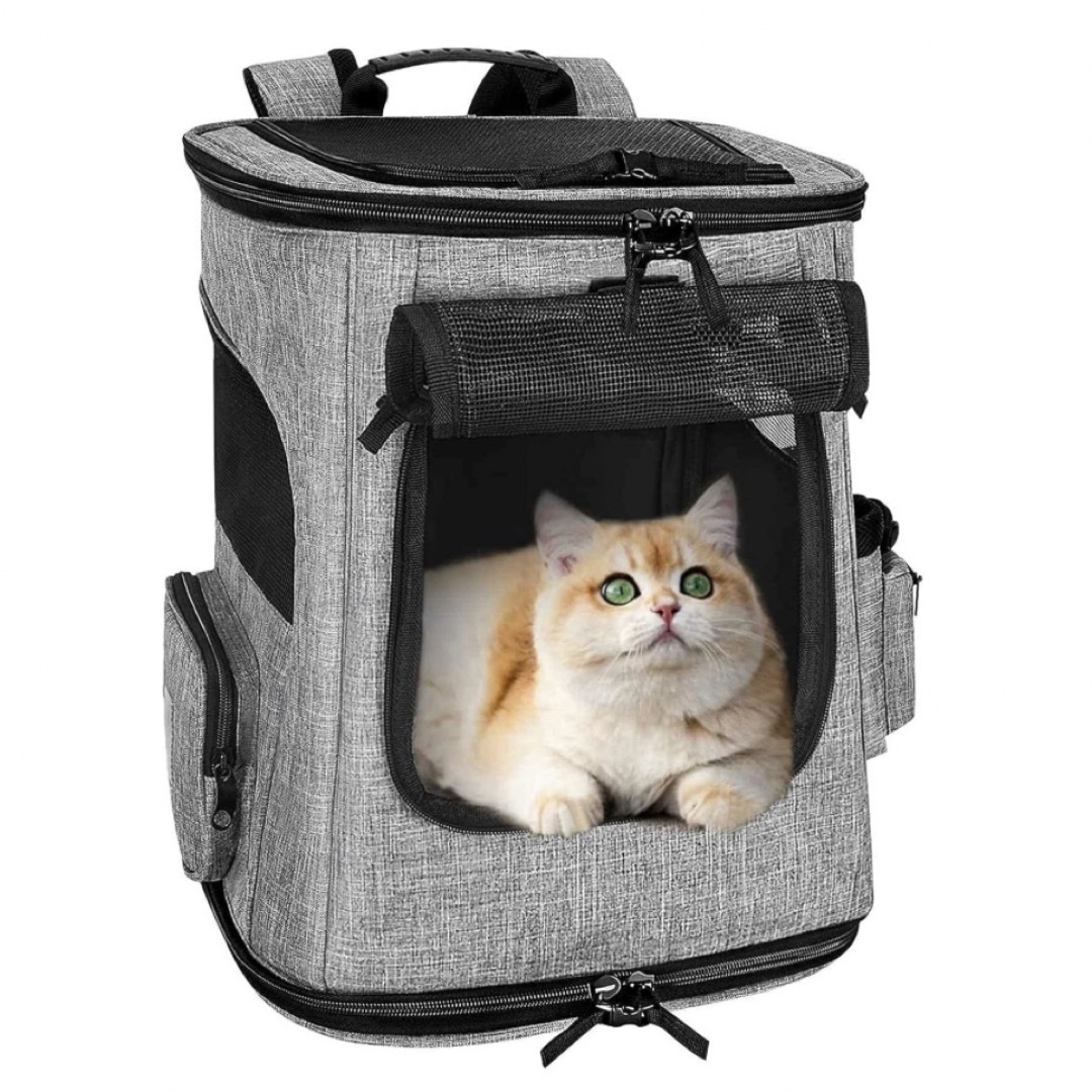 小型猫用 小型犬用 ペット用品 折りたたみ式 キャリーバッグ 旅行用 その他のペット用品(かご/ケージ)の商品写真