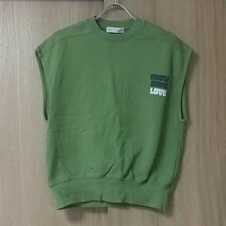 ザラ(ZARA)のスウェット ベスト(Tシャツ/カットソー)