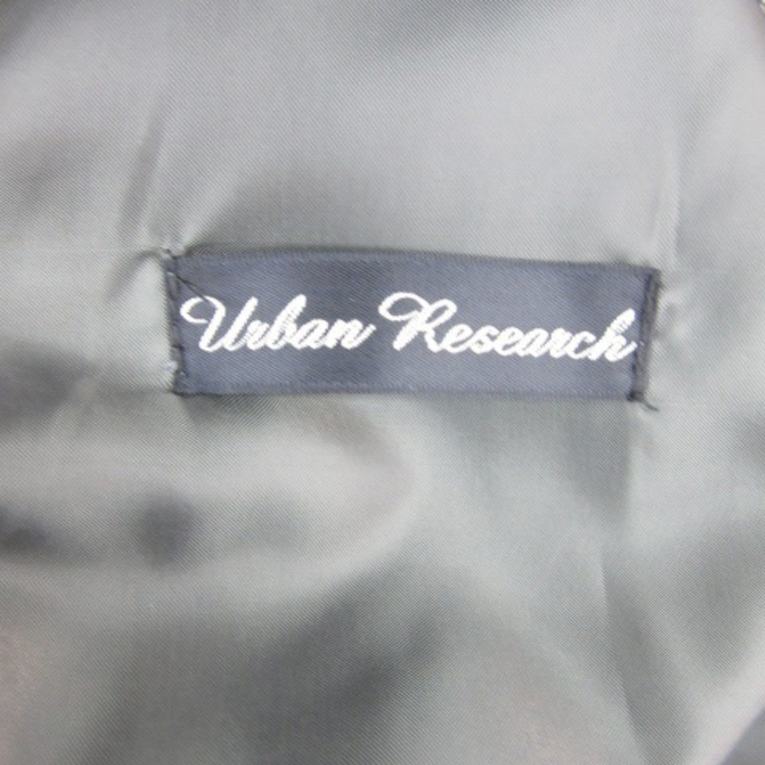 URBAN RESEARCH(アーバンリサーチ)のアーバンリサーチ ジャンパースカート ワンピース ミモレ丈 F グレー 黒 レディースのワンピース(ひざ丈ワンピース)の商品写真