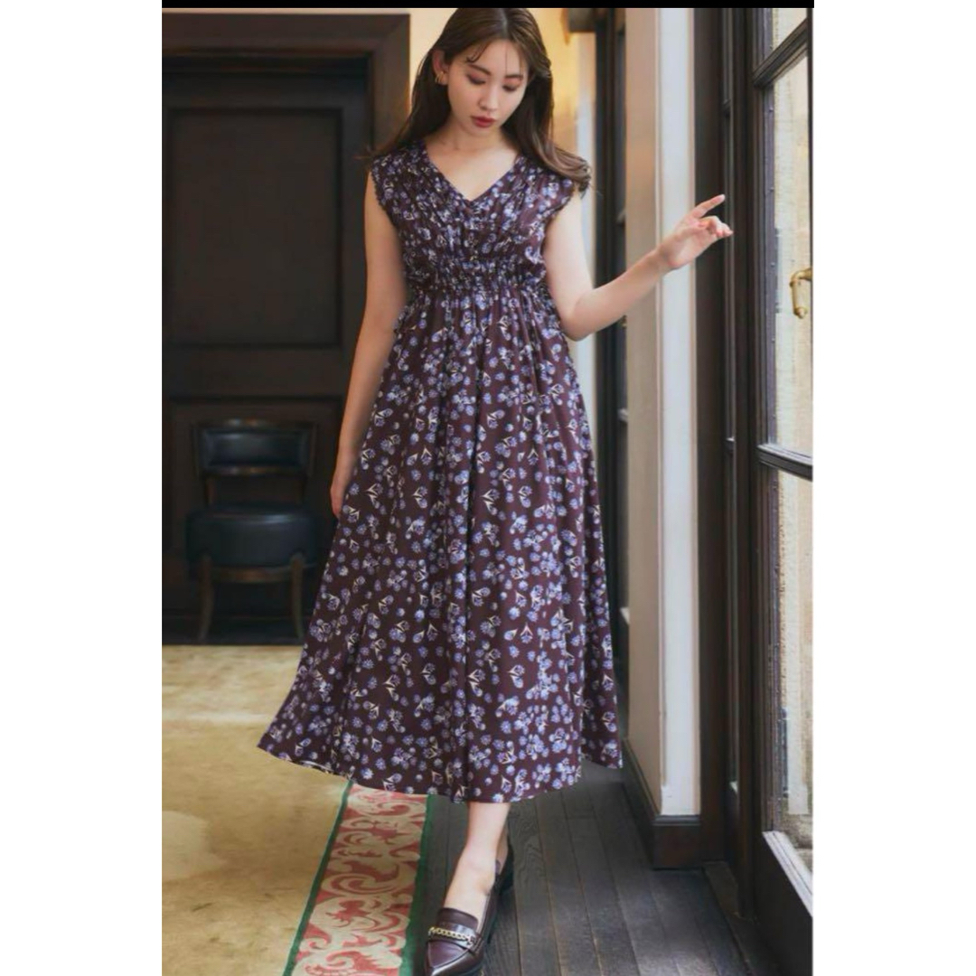 未使用タグ付Her lip to/Paris Daisy Long Dress