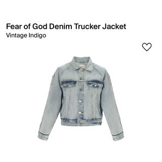 Fear of god 6th denim jacket