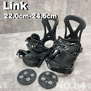 バートン(BURTON)の【美品】スノーボード　LINK EXV 2.0 Black  バインディング(バインディング)