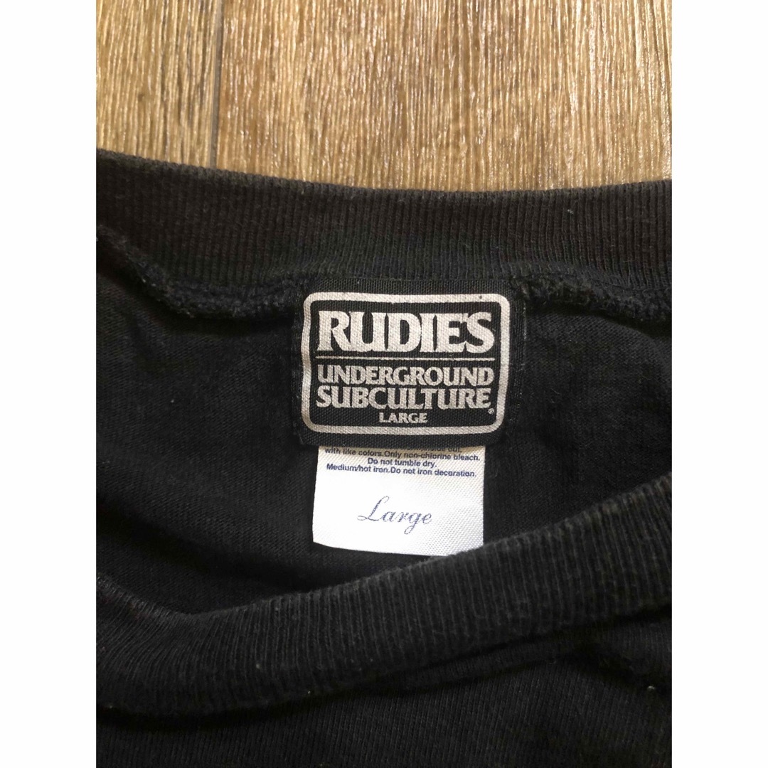 RUDIES(ルーディーズ)のサイズL！RUDIE'S SPARK 3/4 RAGLANカットソー 七分袖 メンズのトップス(Tシャツ/カットソー(七分/長袖))の商品写真