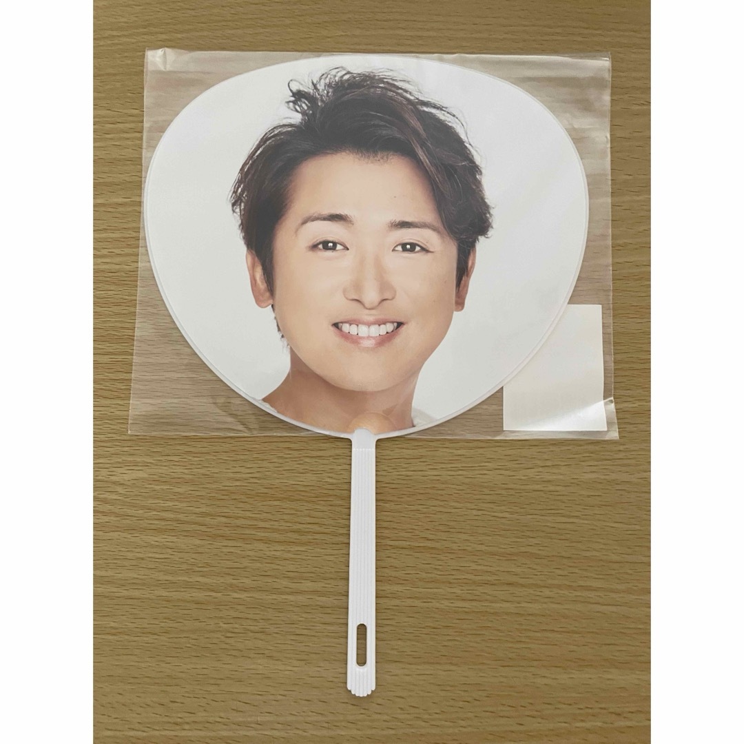 嵐(アラシ)のミニうちわ　大野智　嵐　5×20 エンタメ/ホビーのタレントグッズ(アイドルグッズ)の商品写真