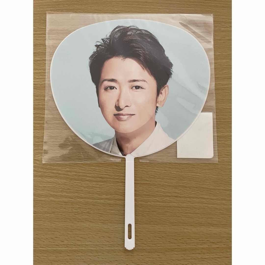 嵐(アラシ)のミニうちわ　大野智　嵐　5×20 エンタメ/ホビーのタレントグッズ(アイドルグッズ)の商品写真