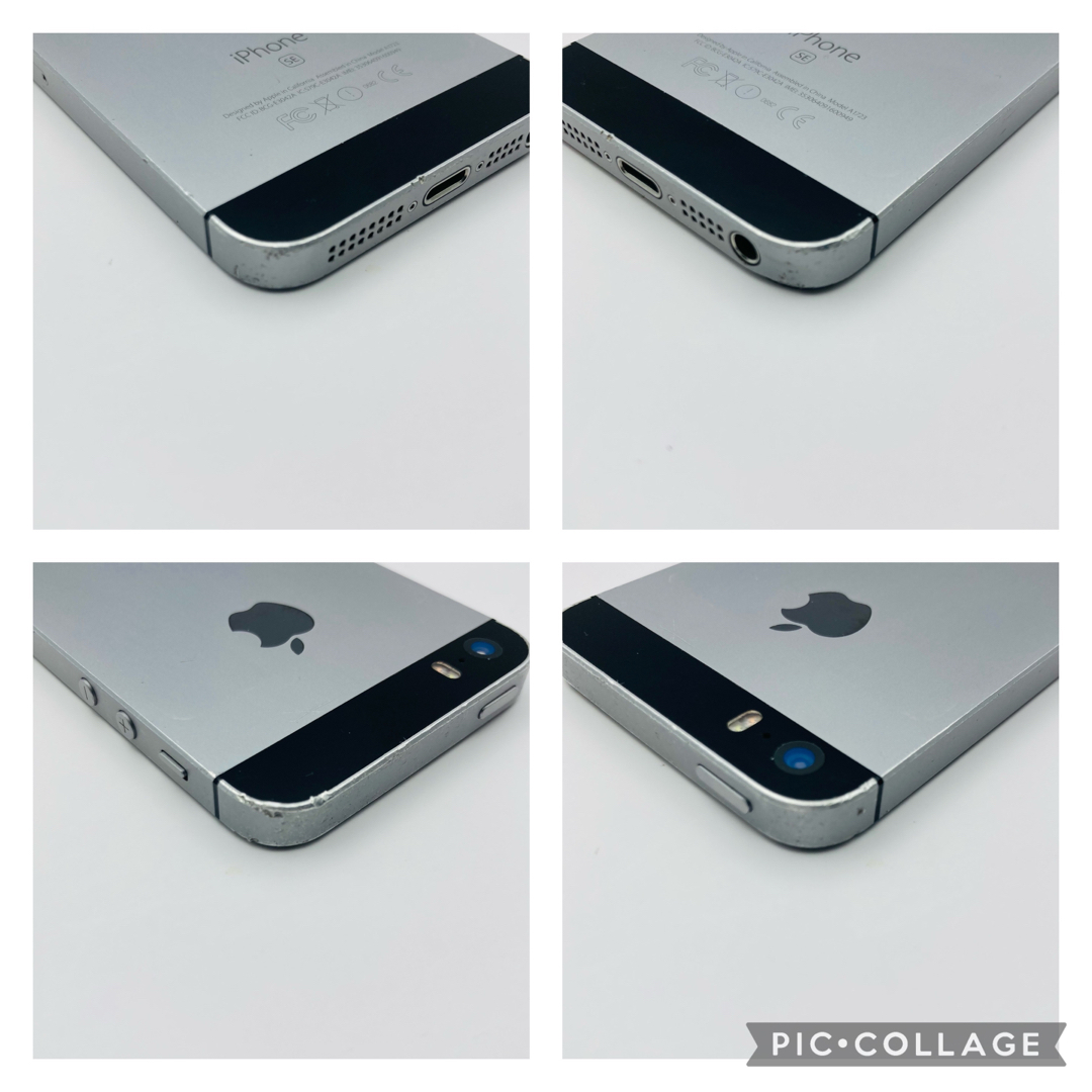 iPhone(アイフォーン)の格安　 iPhone SE SpaceGray 64GB SIMフリー 100% スマホ/家電/カメラのスマートフォン/携帯電話(スマートフォン本体)の商品写真
