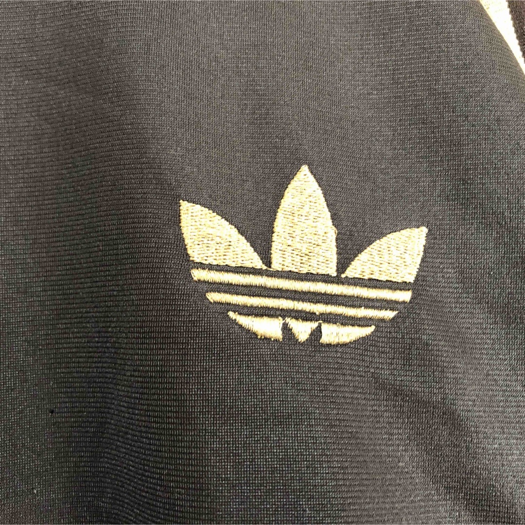 adidas(アディダス)の【アディダス】ジャージ　トラックジャケット　L黒タグ　金色　トレフォイルHY メンズのトップス(ジャージ)の商品写真