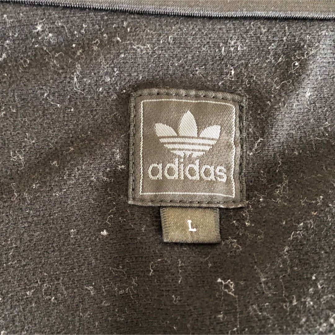 adidas(アディダス)の【アディダス】ジャージ　トラックジャケット　L黒タグ　金色　トレフォイルHY メンズのトップス(ジャージ)の商品写真