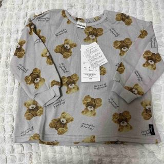 シマムラ(しまむら)のしまむら クマ柄 トップス トレーナー ベビー 新品 未使用 90cm(Tシャツ/カットソー)