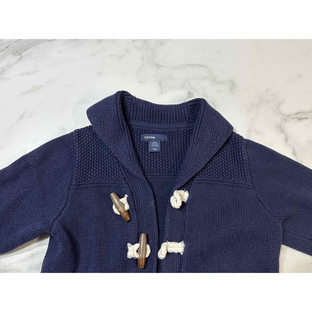 GAP Kids(ギャップキッズ)の【美品】GAP カーディガンニット キッズ/ベビー/マタニティのベビー服(~85cm)(カーディガン/ボレロ)の商品写真