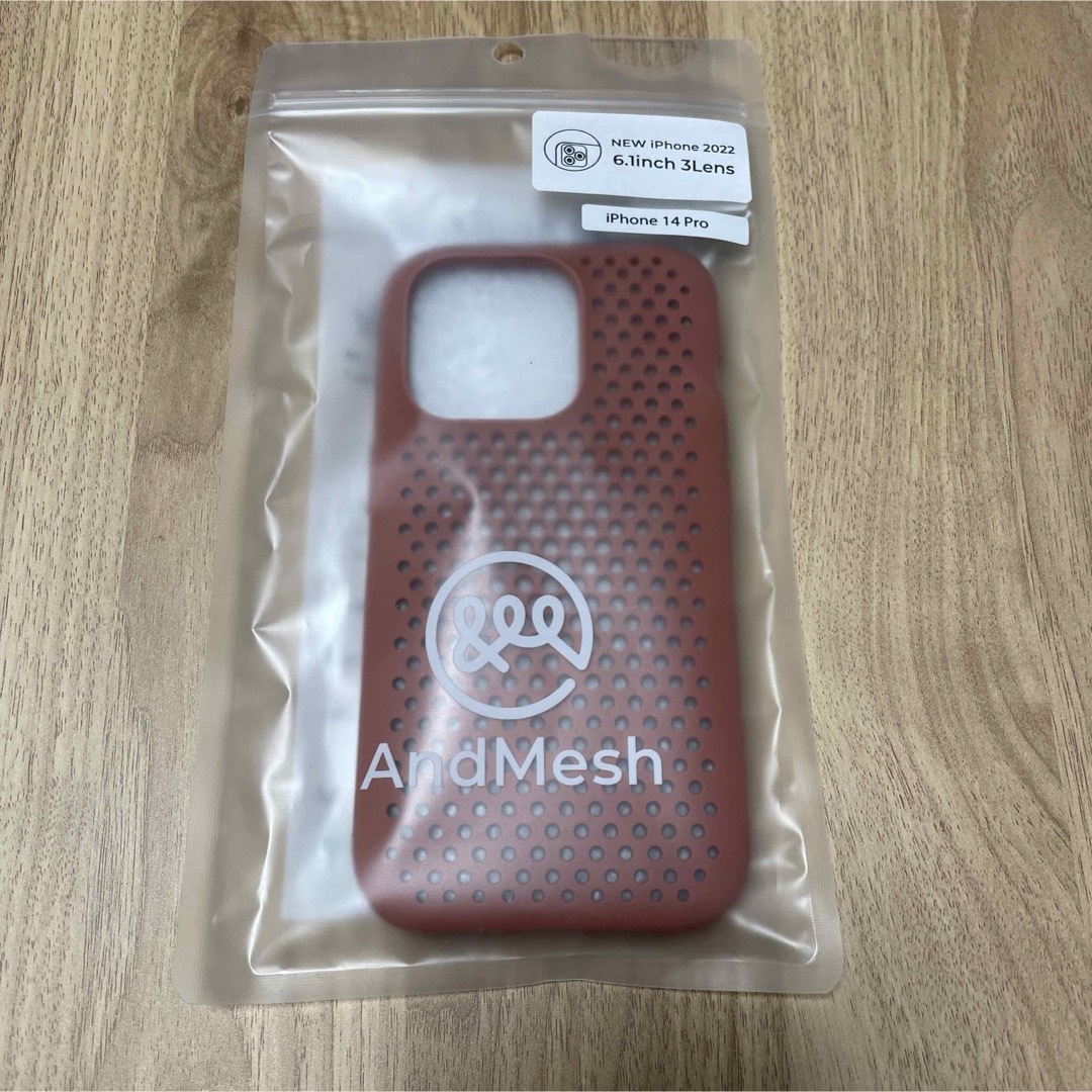 AndMesh アンドメッシュ iPhone 14 Pro ケース テラコッタ スマホ/家電/カメラのスマホアクセサリー(iPhoneケース)の商品写真