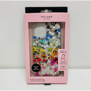 ケイトスペードニューヨーク(kate spade new york)の★新品未使用★ケイトスペード iPhone14/13 フラワーベッド フローラル(iPhoneケース)