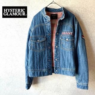 HYSTERIC GLAMOUR - ヒステリックグラマー✨中綿入り 柔らかコットンデニムジャケット 裏地チェック F