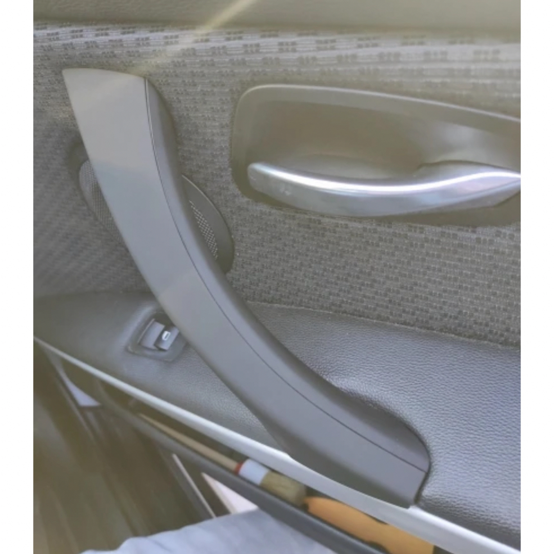 BMW  3シリーズ  E90 E91  車内ドアハンドルカバー  ベタベタ対策 自動車/バイクの自動車(車内アクセサリ)の商品写真