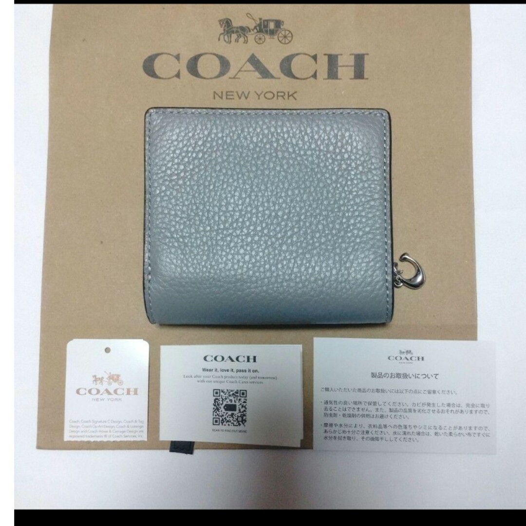 COACH - 新品 COACH コーチ スナップウォレット 二つ折り財布