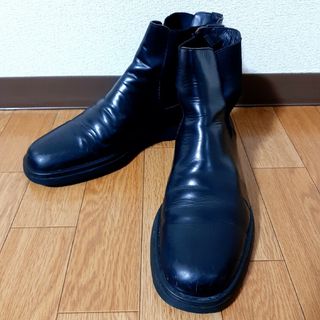 PRADA - PRADA プラダ サイドゴアブーツ 6 1/2 レザー イタリア製 本革