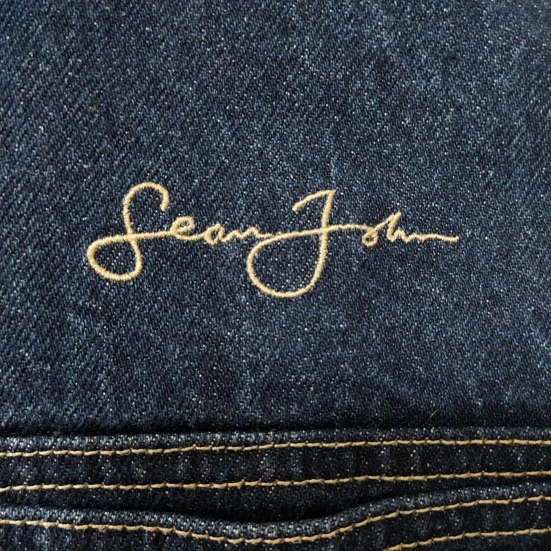 Sean John - ショーンジョン デニムジャケット 刺ロゴ アウター Sean John - ショーンジョン デニムジャケット 刺ロゴ アウター