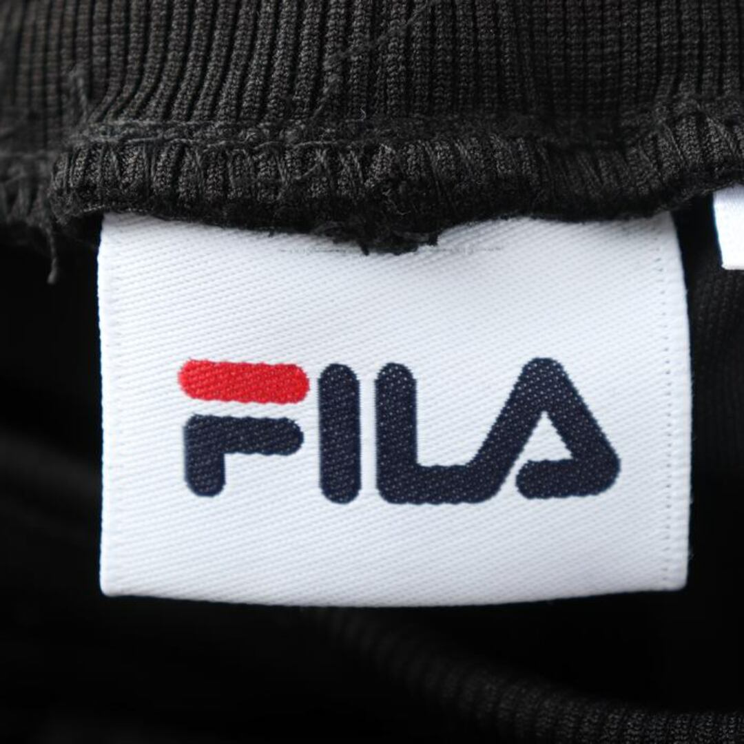 FILA(フィラ)のフィラ ロングパンツ ジャージ スポーツウエア サイドライン メンズ Lサイズ ブラック FILA メンズのパンツ(その他)の商品写真