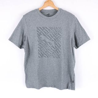 プーマ(PUMA)のプーマ 半袖Tシャツ ロゴT スポーツウエア 大きいサイズ レディース XLサイズ ダークグレー PUMA(Tシャツ(半袖/袖なし))