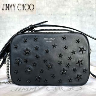 ジミーチュウ(JIMMY CHOO)の【未使用級】JIMMY CHOO LULLABY BLACK ショルダーバッグ(ショルダーバッグ)