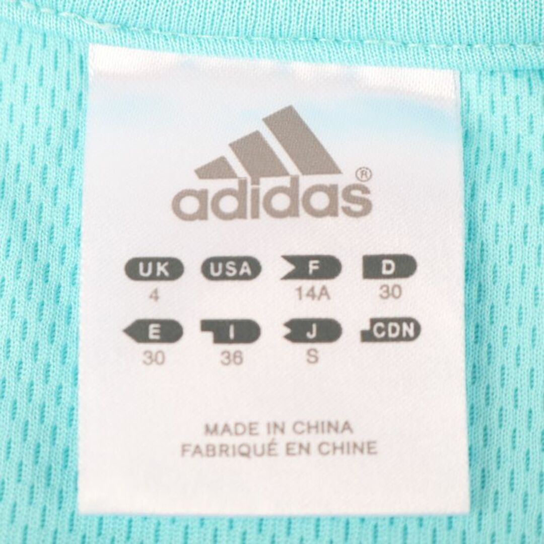 adidas(アディダス)のアディダス 長袖Tシャツ グラフィックT スポーツウエア レディース Sサイズ ブルー adidas レディースのトップス(Tシャツ(長袖/七分))の商品写真