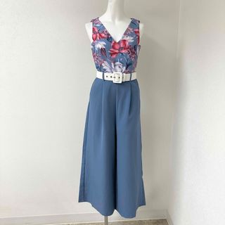 エイソス(asos)の新品未使用⭐︎Little Mistress 花柄ベルト付きオールインワン L(オールインワン)