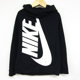 ナイキ(NIKE)のナイキ 長袖パーカー スウェット スエット ビッグロゴ キッズ 男の子用 XSサイズ ブラック NIKE(Tシャツ/カットソー)