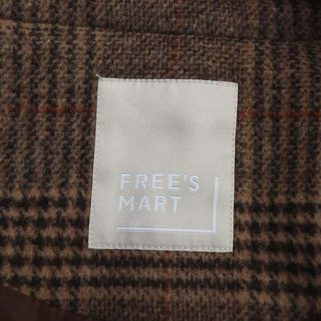 FREE'S MART(フリーズマート)のフリーズマート チェスターコート ロングコート ウール混 アウター レディース Mサイズ ブラウン FREE'S MART レディースのジャケット/アウター(その他)の商品写真