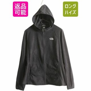 ザノースフェイス(THE NORTH FACE)のノースフェイス フリース パーカー ジャケット レディース M The North Face アウトドア ジャンパー ブルゾン フルジップ ハイネック 薄手(ブルゾン)