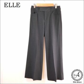 エル(ELLE)のELLE エル レディース パンツ ワイドパンツ 日本製 S(カジュアルパンツ)