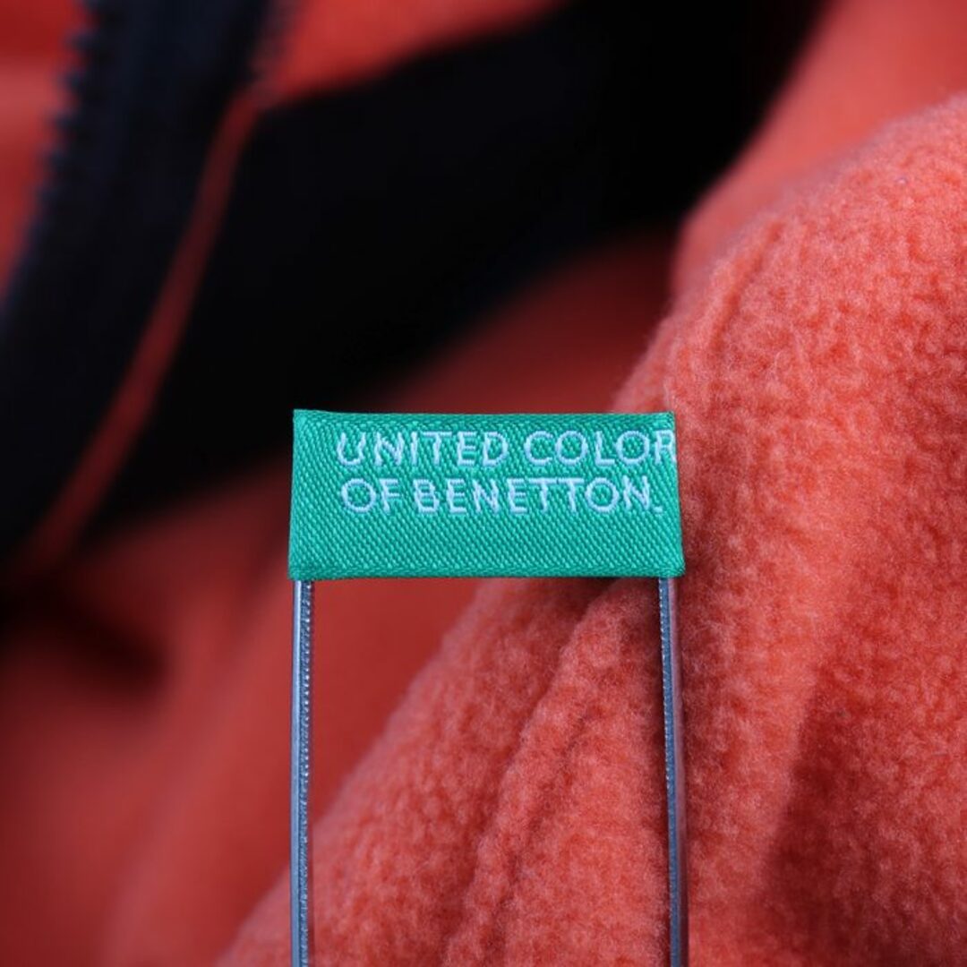 ユナイテッドカラーズオブベネトン ブルゾン ジャケット フリース アウター  メンズ Lサイズ オレンジ UNITED COLORS OF BENETTON メンズのジャケット/アウター(ブルゾン)の商品写真