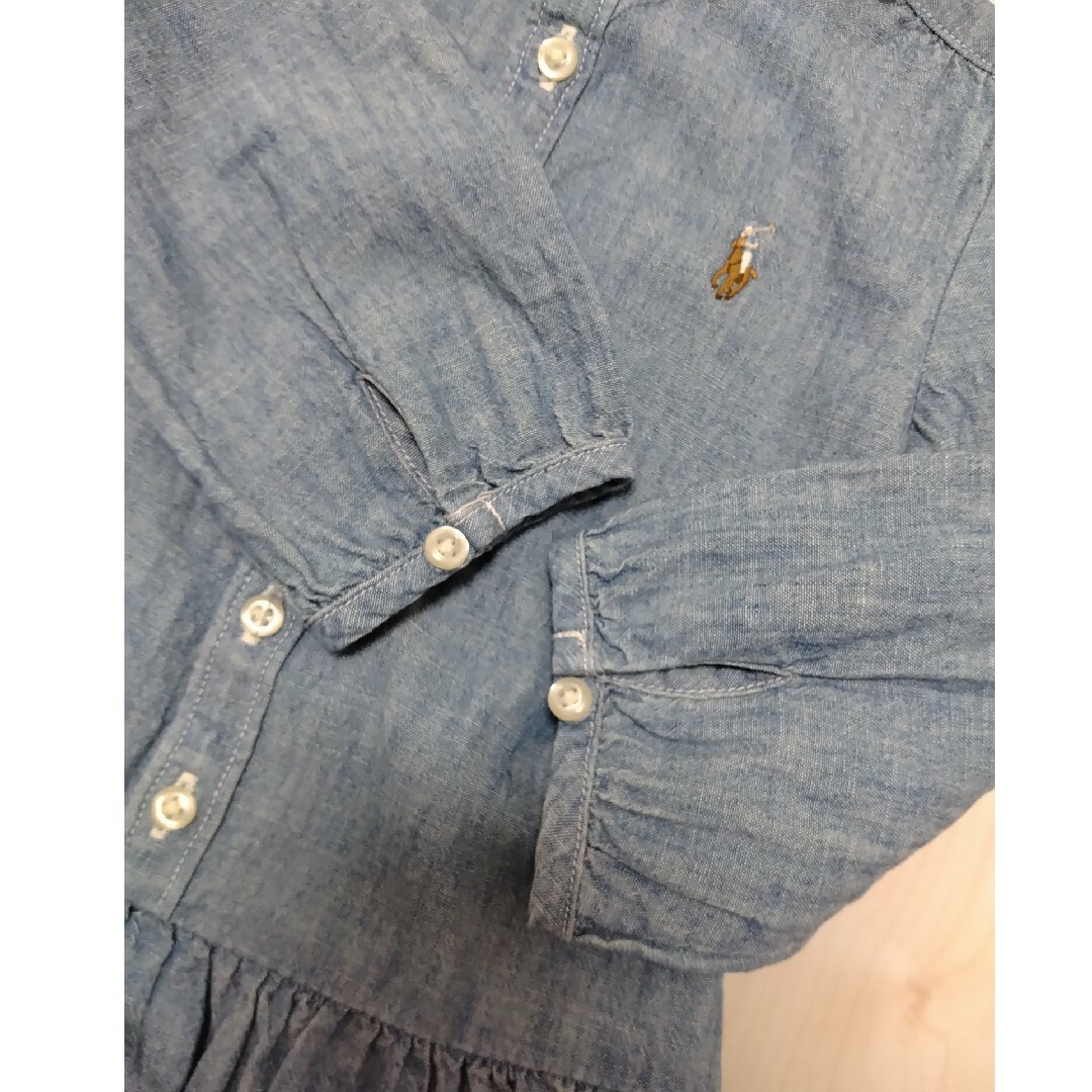 「Ralph Lauren 」デニムワンピース(パンツ付)12M(80size)