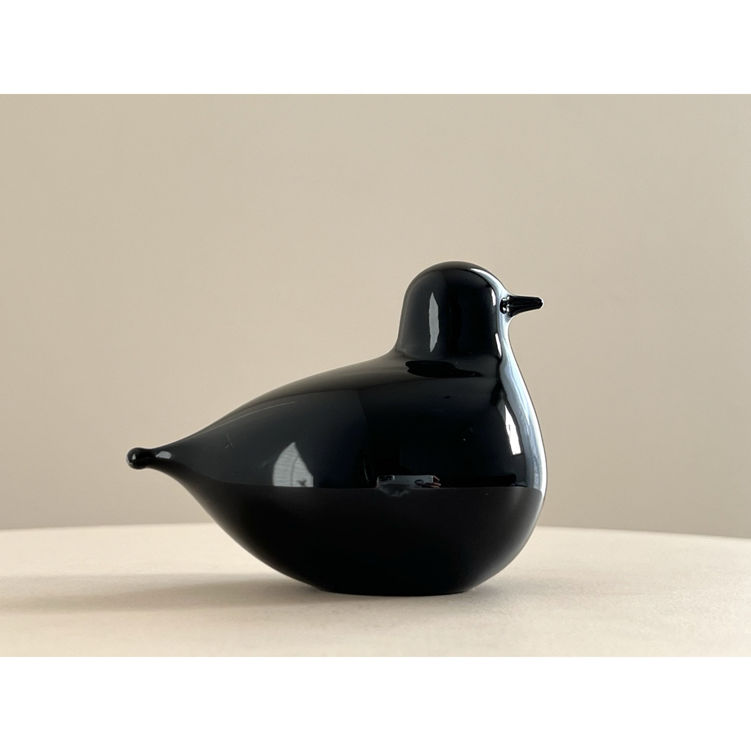 iittala(イッタラ)のSnow Bunting ブラック オイバ・トイッカ  バード イッタラ インテリア/住まい/日用品のインテリア小物(置物)の商品写真