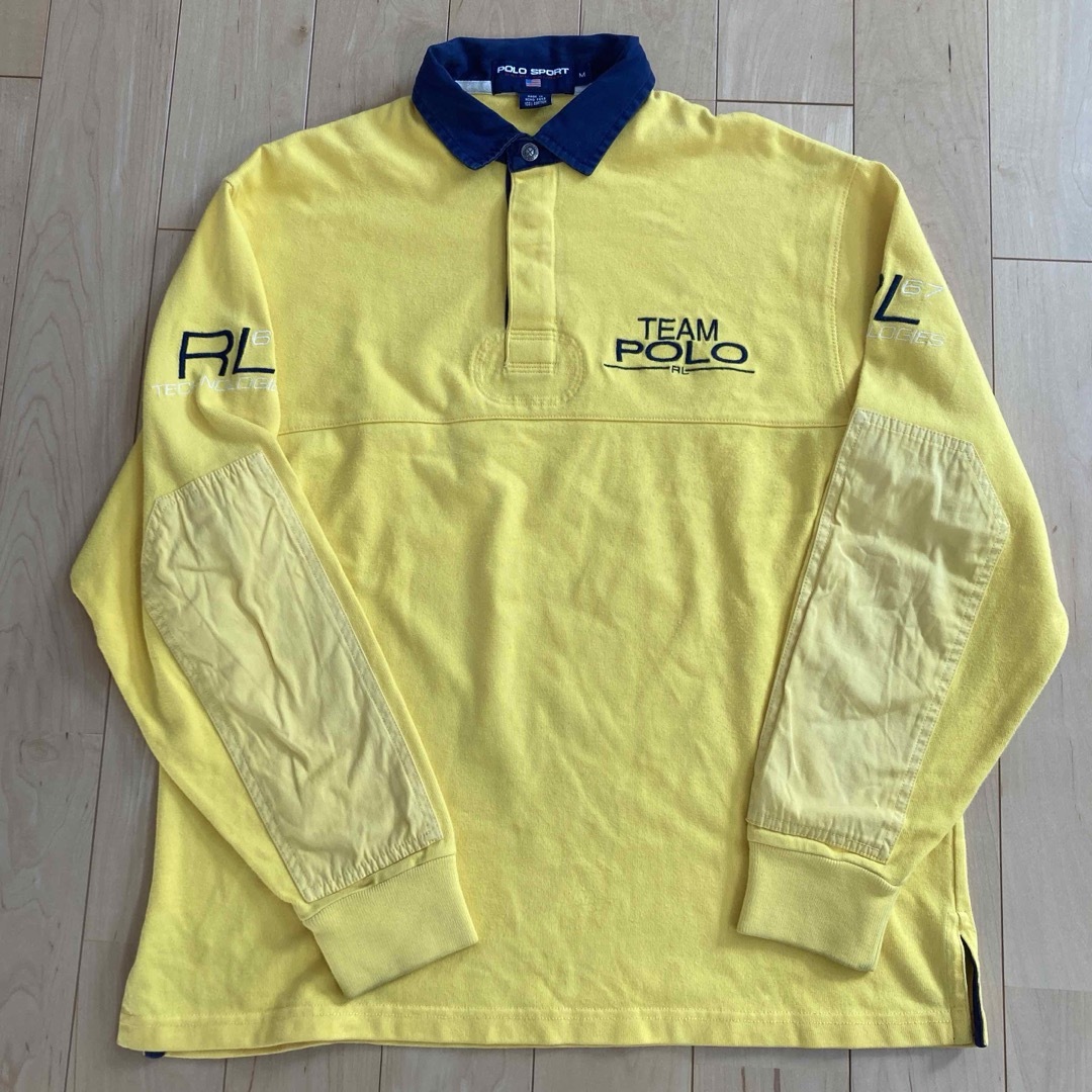 POLO RALPH LAUREN(ポロラルフローレン)の90年代 POLO SPORT TEAM RUGBY JERSEY ポロスポーツ メンズのトップス(Tシャツ/カットソー(七分/長袖))の商品写真