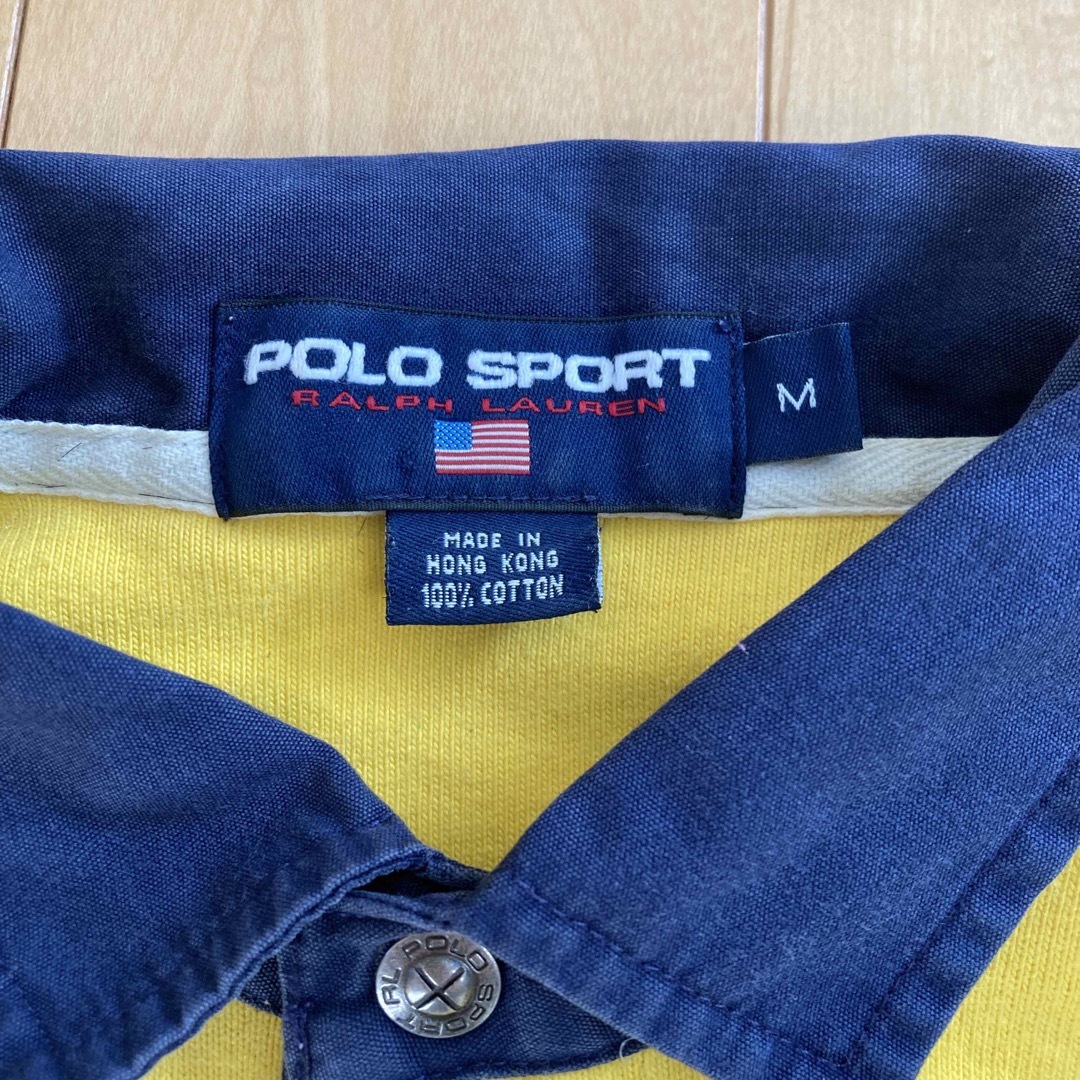 POLO RALPH LAUREN(ポロラルフローレン)の90年代 POLO SPORT TEAM RUGBY JERSEY ポロスポーツ メンズのトップス(Tシャツ/カットソー(七分/長袖))の商品写真