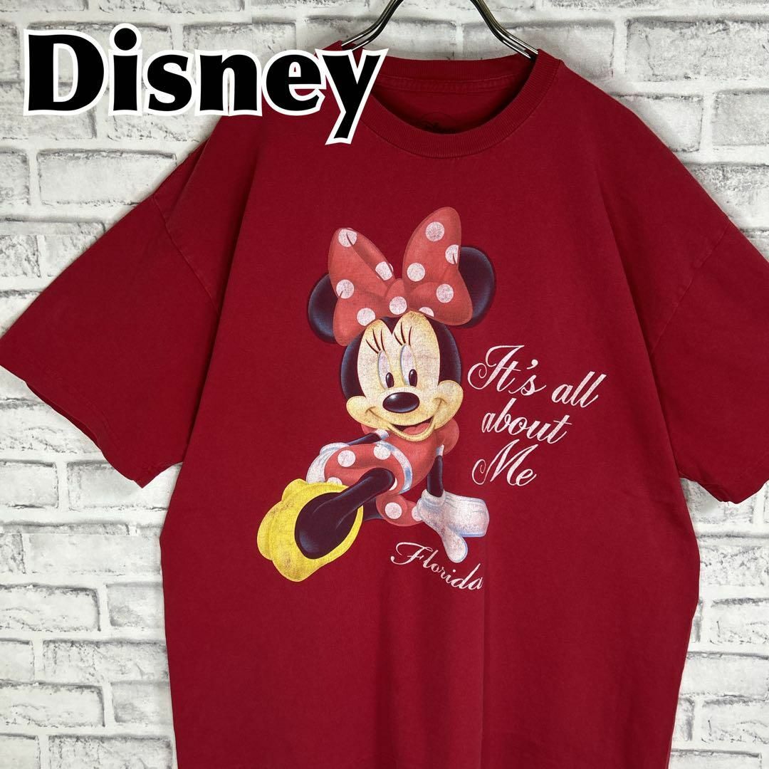 Disney - Disney ディズニー ミニーマウス フロリダ キャラ Tシャツ