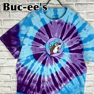 Buc-ee's バッキーズ タイダイ 両面デザイン ロゴTシャツ 半袖 輸入品(Tシャツ/カットソー(半袖/袖なし))