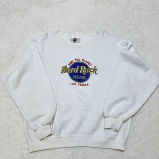 Hard Rock Cafe HOTEL スウェット　ビンテージ　刺繍ロゴ　古着(スウェット)