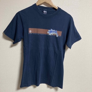 STUSSY - 90s ビンテージ STUSSY Tシャツ　紺タグ初期　Usa製