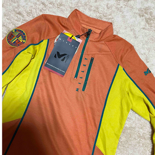 ミレー(MILLET)の[新品未使用] MILLET ミレー 長袖Tシャツ ジップアップ スポーツ　登山(登山用品)