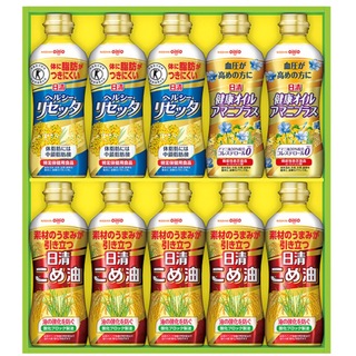 ニッシンショクヒン(日清食品)の日清オイリオ　こめ油　10本(調味料)