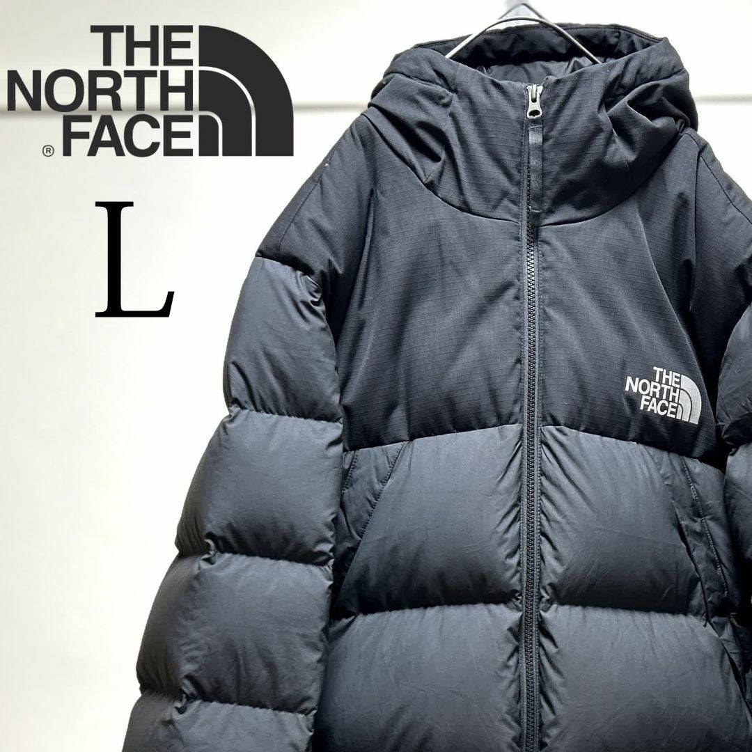 THE NORTH FACE(ザノースフェイス)の国内正規品THE NORTH FACEノースフェイス/ロングダウン/ブラック/L メンズのジャケット/アウター(ダウンジャケット)の商品写真