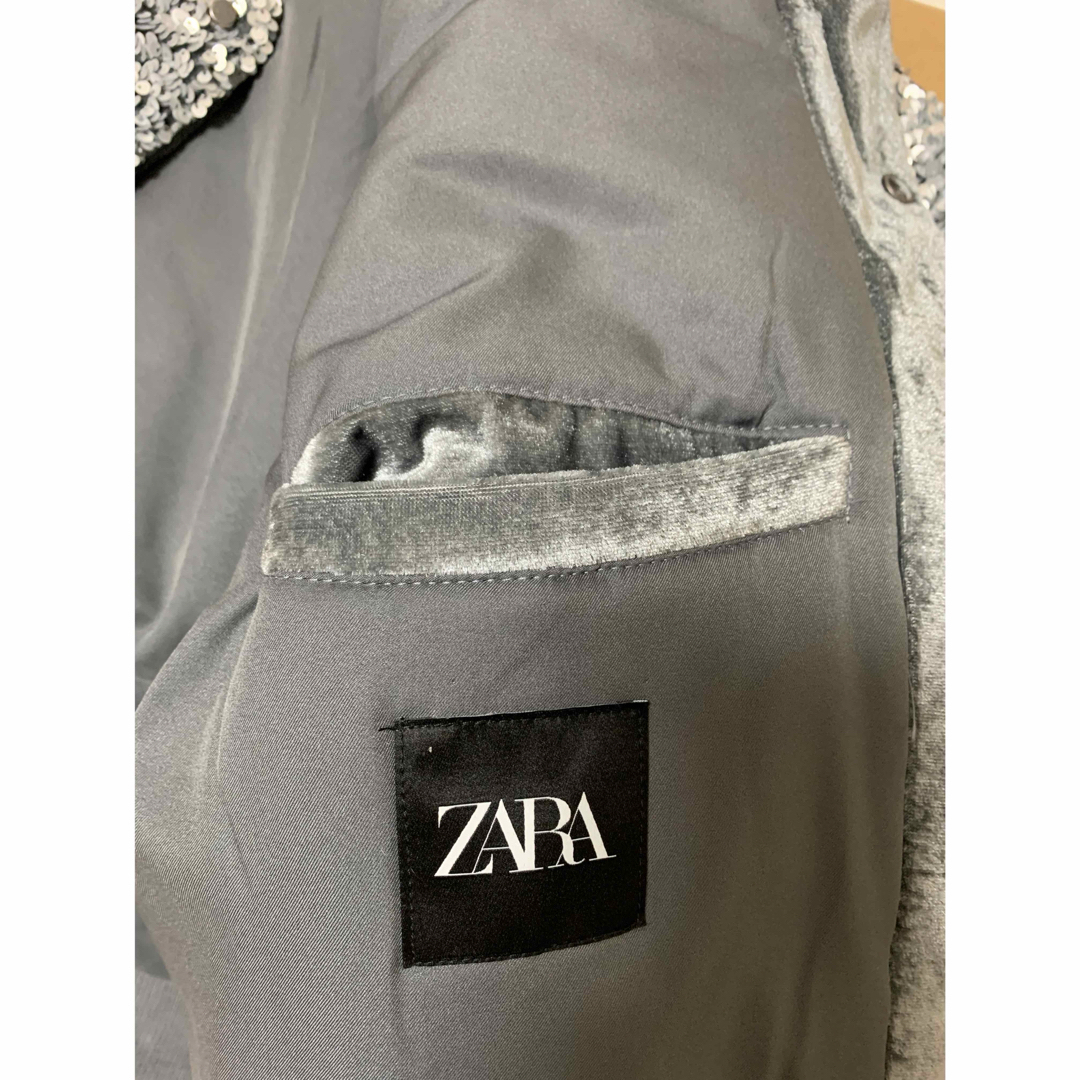 ZARA(ザラ)のZARA  スパンコールジャケット M レディースのジャケット/アウター(ブルゾン)の商品写真