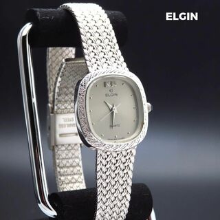 エルジン(ELGIN)のELGIN 腕時計 2P ダイアモンド シルバー (腕時計)