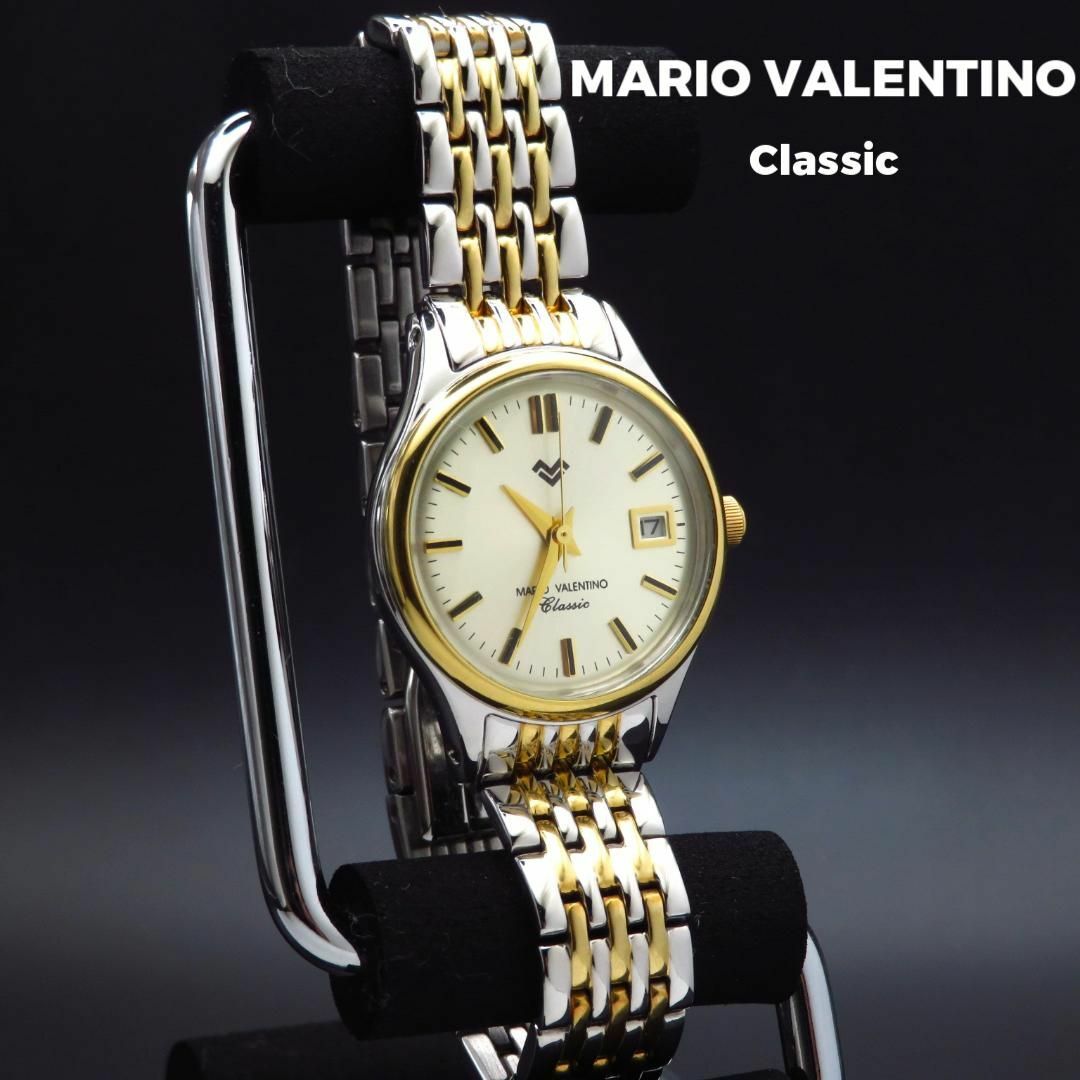 MARIO VALENTINO(マリオバレンチノ)のMARIO VALENTINO Classic デイト コンビカラー  レディースのファッション小物(腕時計)の商品写真