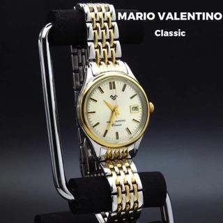 マリオバレンチノ(MARIO VALENTINO)のMARIO VALENTINO Classic デイト コンビカラー (腕時計)