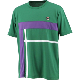 フィラ(FILA)のFILA フィラ テニスウェア 半袖TシャツVM5601 グリーン メンズM新品(ウェア)